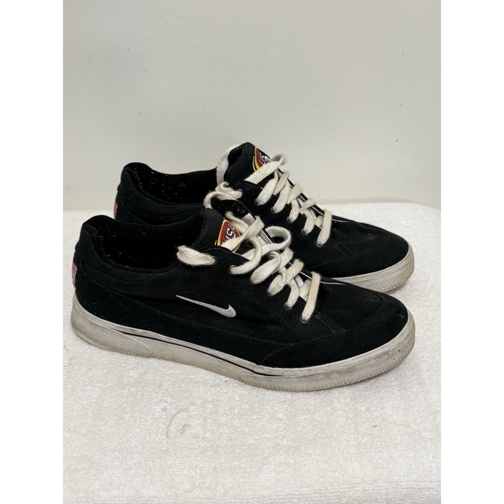 Vintage Y2K Nike GTS Black Canvas 2000 USA Shoes Mens Size 10